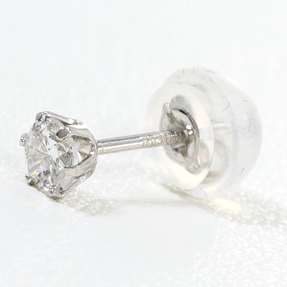 VINTAGE Silver Diamond Earrings